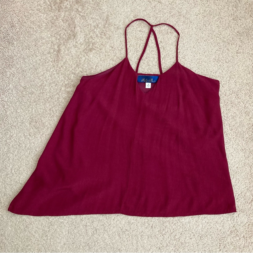Blue Rain Burgundy Red Women’s Maroon Cranberry Camisole